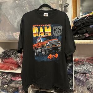 Men’s Vintage 1997 Dodge Ram Truck T Shirt Size XL Black